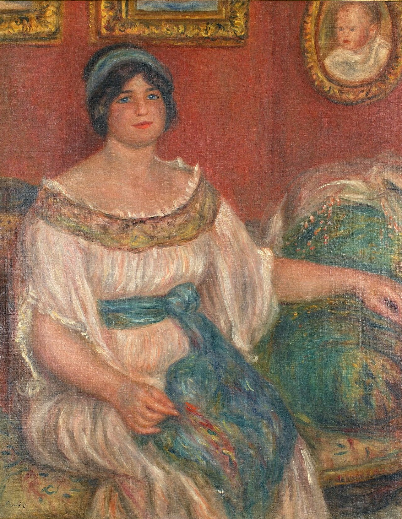 Portrait de Madame Colonna Romano (1913) de Pierre-Auguste Renoir.