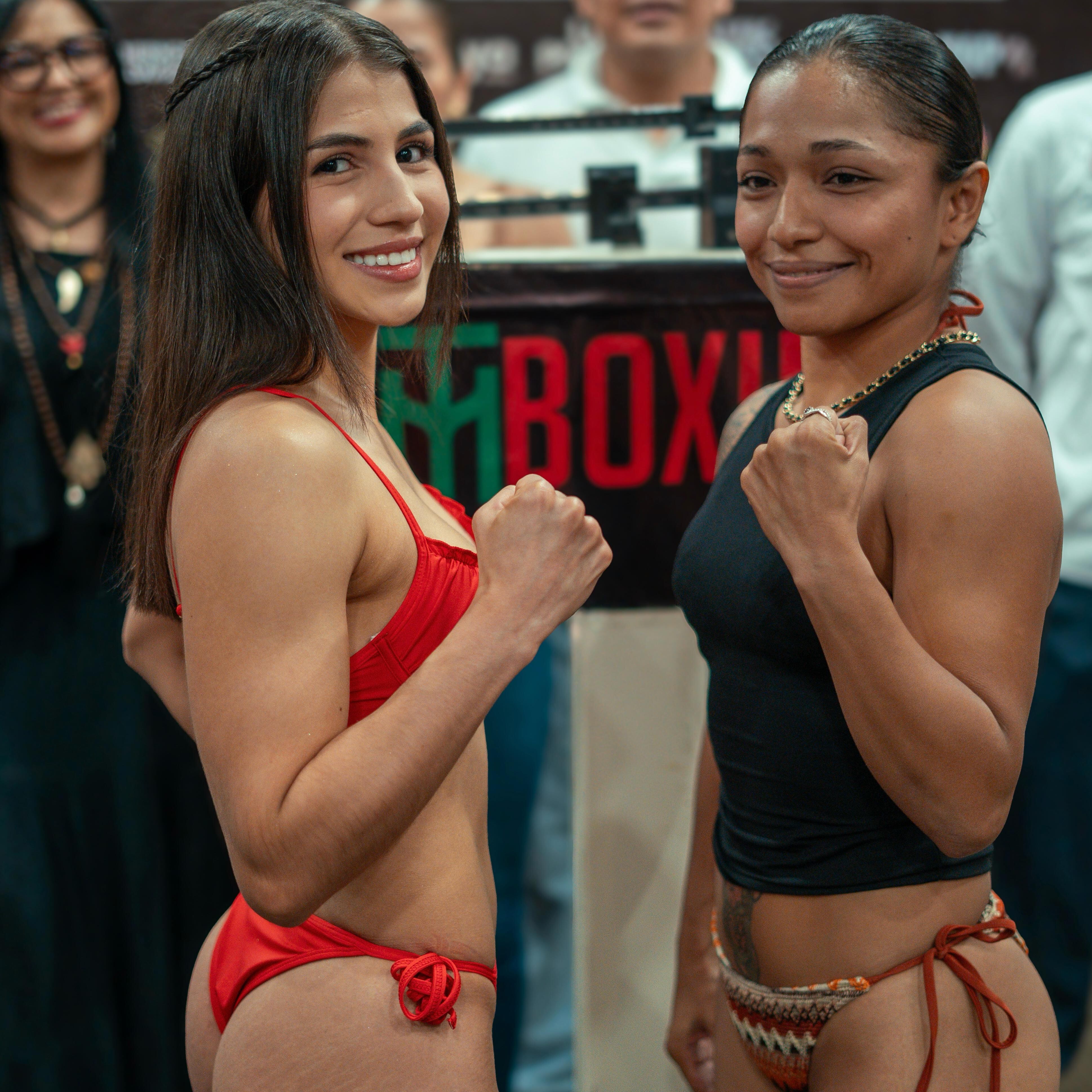Naomy Valle y Yelmi Sánchez, boxeo femenino