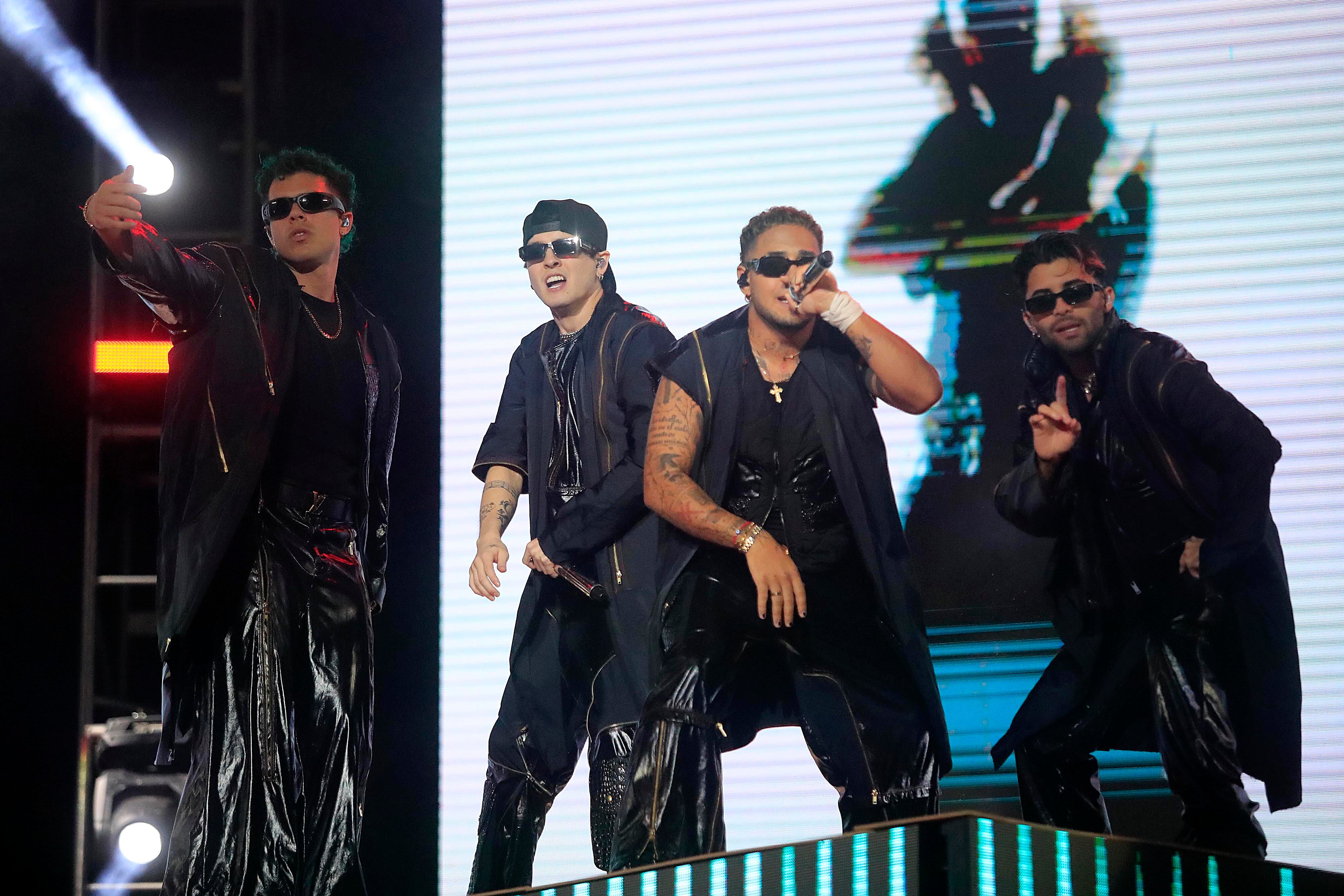 26/08/2023 Anfiteatro Coca-Cola, Parque Viva. CNCO y su último concierto en Costa Rica. Zabdiel de Jesús, Chris Vélez, Richard Camacho y Eric Brian, presentaron su show Nuestra última cita, con el que se despidieron definitivamente, como grupo, de sus fans.