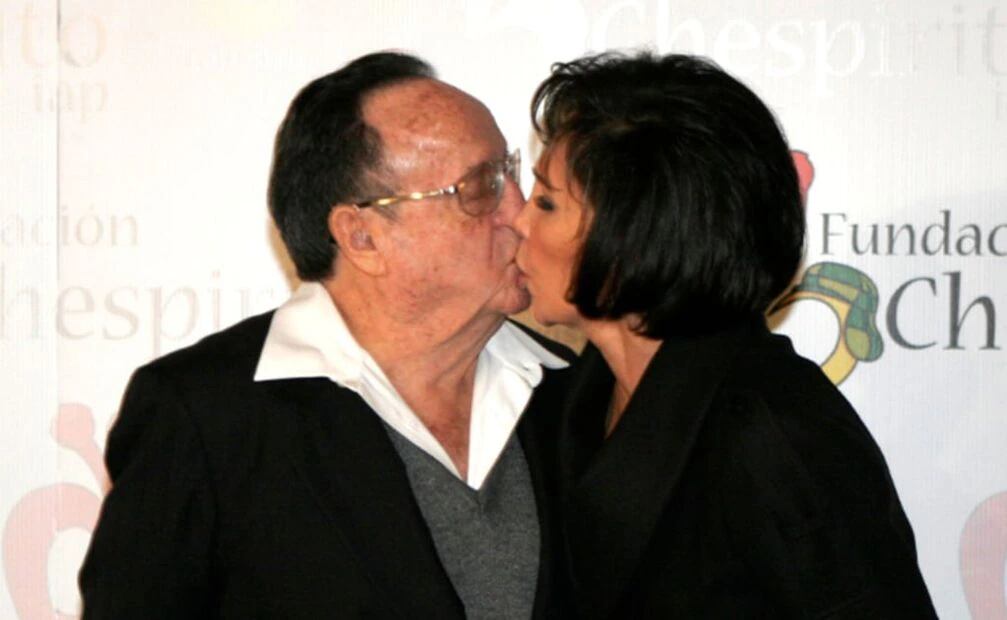 Florinda Meza y Roberto Gómez Bolaños