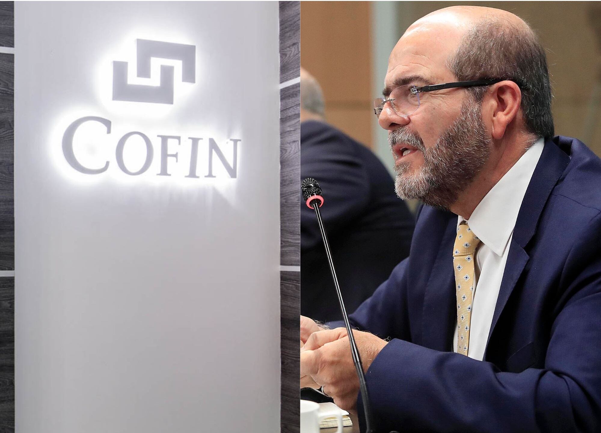 A la derecha aparece Mario Gómez, presidente y representante legal de Consultores Financieros Cofin S. A..