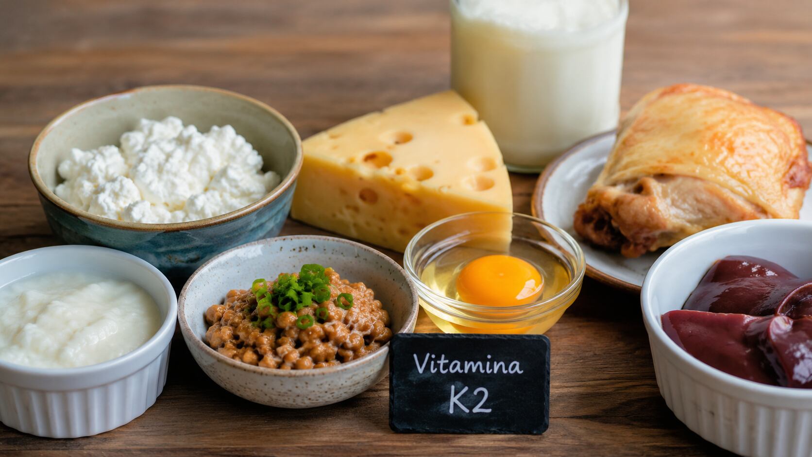 Estudios vinculan la vitamina K2 con huesos más fuertes, menos fracturas y una mejor protección cardiovascular cuando forma parte de una alimentación equilibrada.