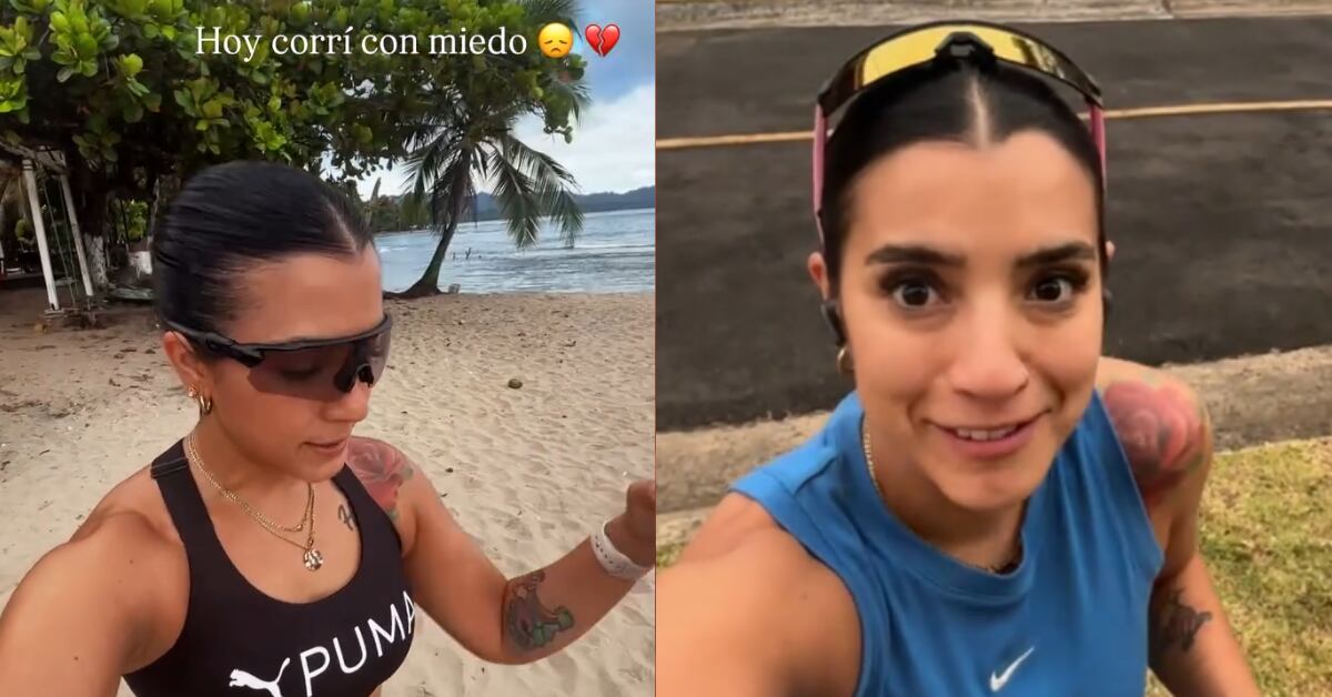 Michelle Rojas, tiktoker costarricense, relató el miedo que sintió cuando un carro con varios hombres la siguió mientras entrenaba en Puerto Viejo.