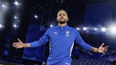 Neymar vuelve a entrenar con Al-Hilal tras grave lesión de rodilla