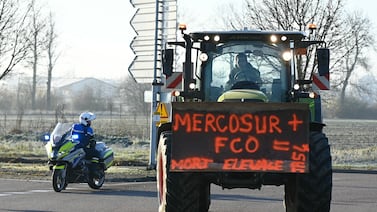 Francia solicita a la Unión Europea postergar el trámite del acuerdo de libre comercio con Mercosur