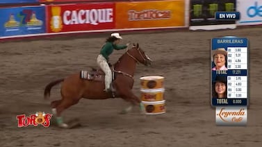 Barrilera se cayó del caballo en los toros de Pedregal y tuvo un inesperado final en la competencia: vea el video