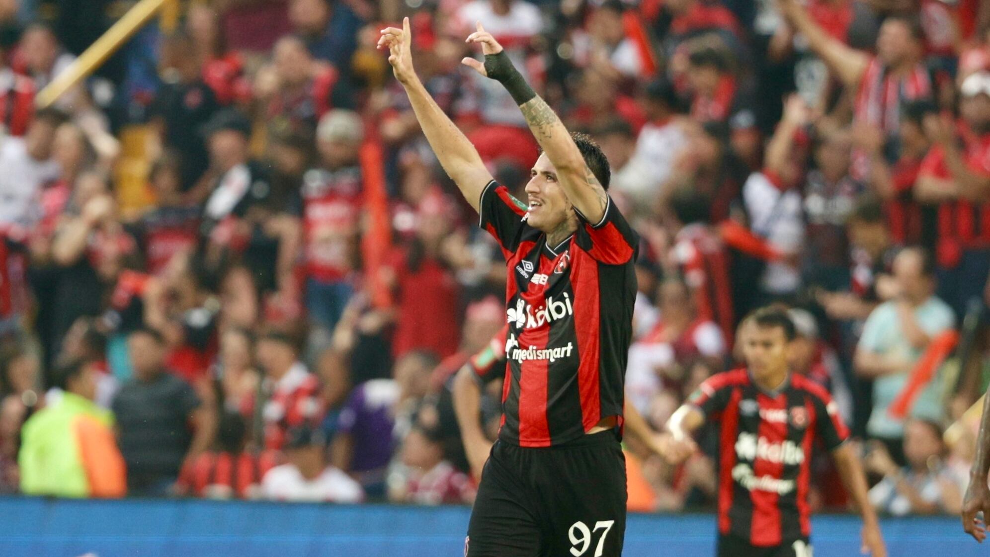 01/09/2024, Alajuela, Estadio Alejandro Morera Soto, partido de la jornada 8 del torneo de clausura 2024 entre la Liga Deportiva Alajuelense y el Deportivo Saprissa.