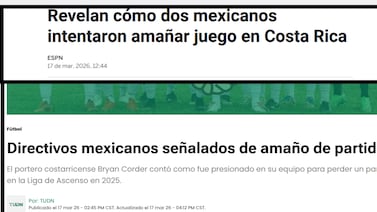 Caso de presunto intento de amaño en Costa Rica explota en México