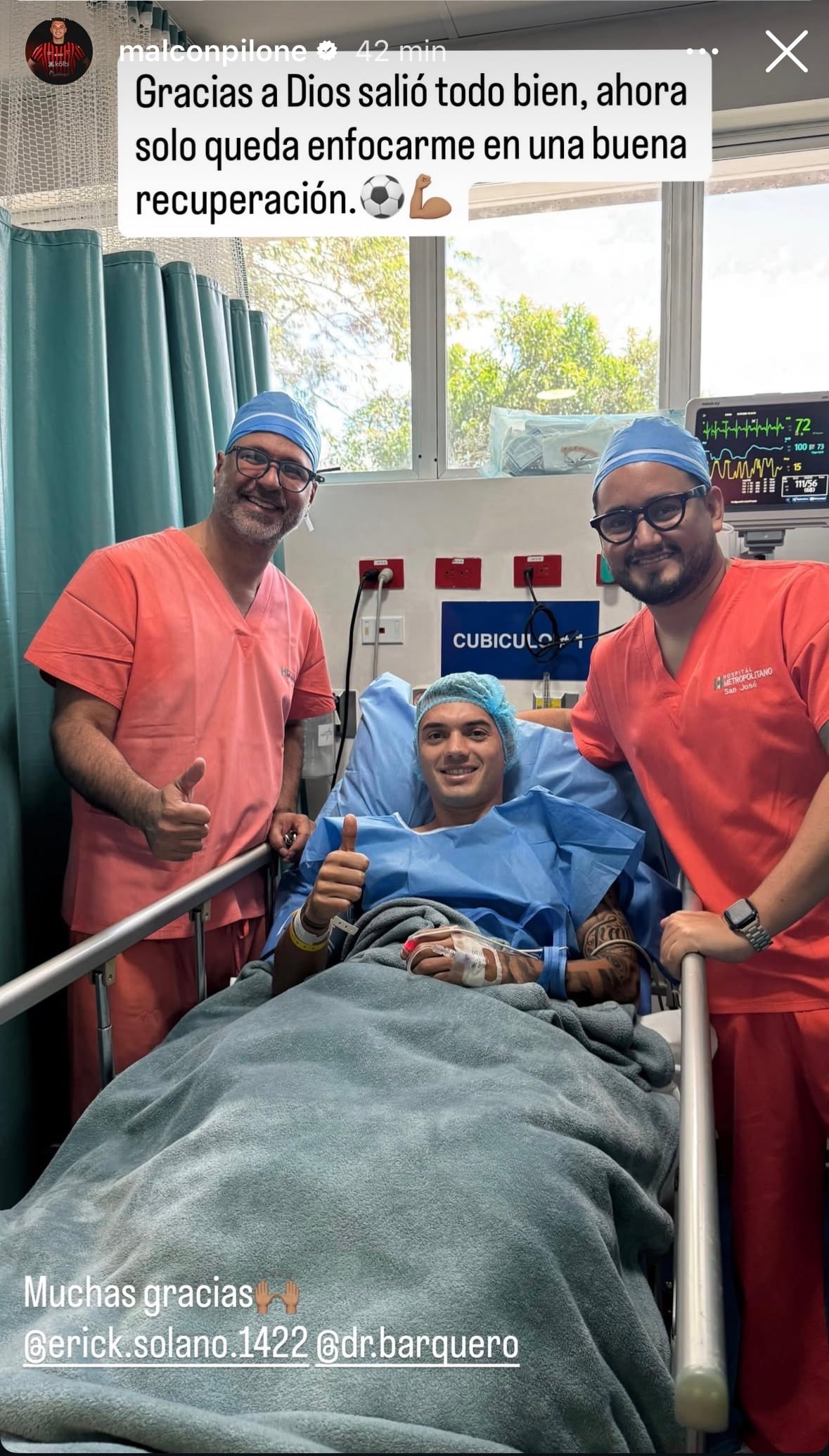 Malcon Pilone y Liga Deportiva Alajuelense ya dieron un paso para su recuperación.