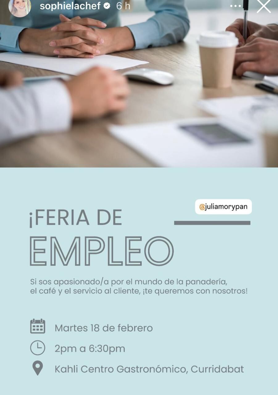 sophia Rodríguez Juliana amor y pan