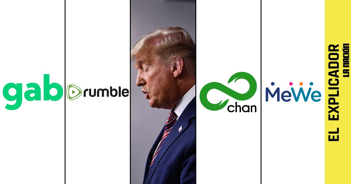El Explicador | ¿Dónde está Trump ahora en Internet? Fanáticos suyos se reúnen en Gab, TheDonald, Parler, 8kun y MeWe