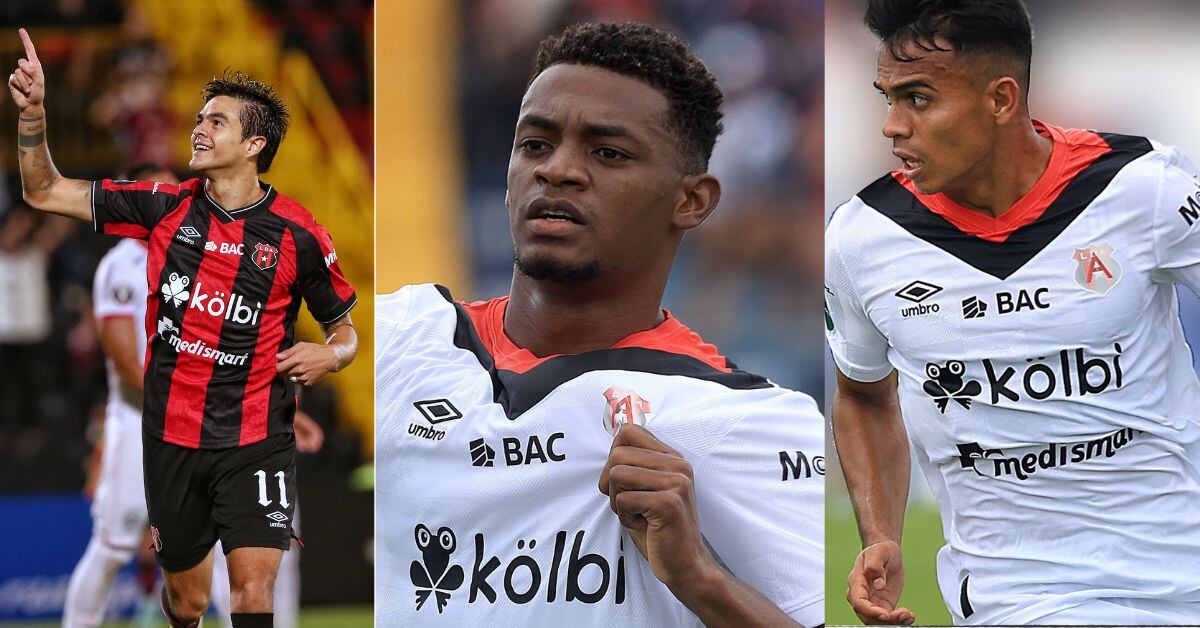 Diego Campos, Rashir Parkins y Aarón Suárez tienen un buen arranque con Liga Deportiva Alajuelense.