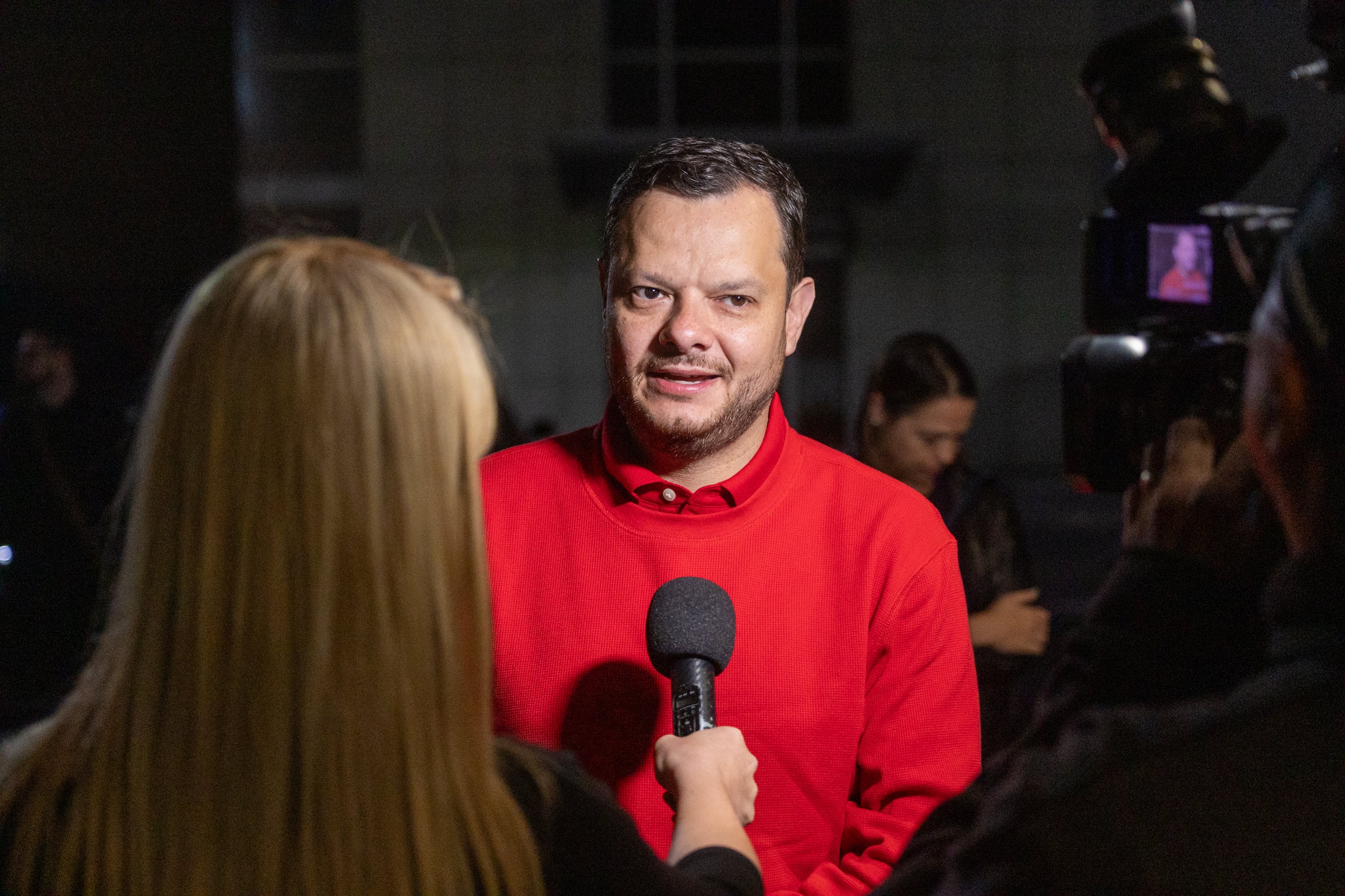21/01/2026, San José, Estudio Marco Picado, Canal 7, Debate de TD+ con los candidatos Claudia Dobles, Álvaro Ramos, Juan Carlos Hidalgo y Ariel Robles.