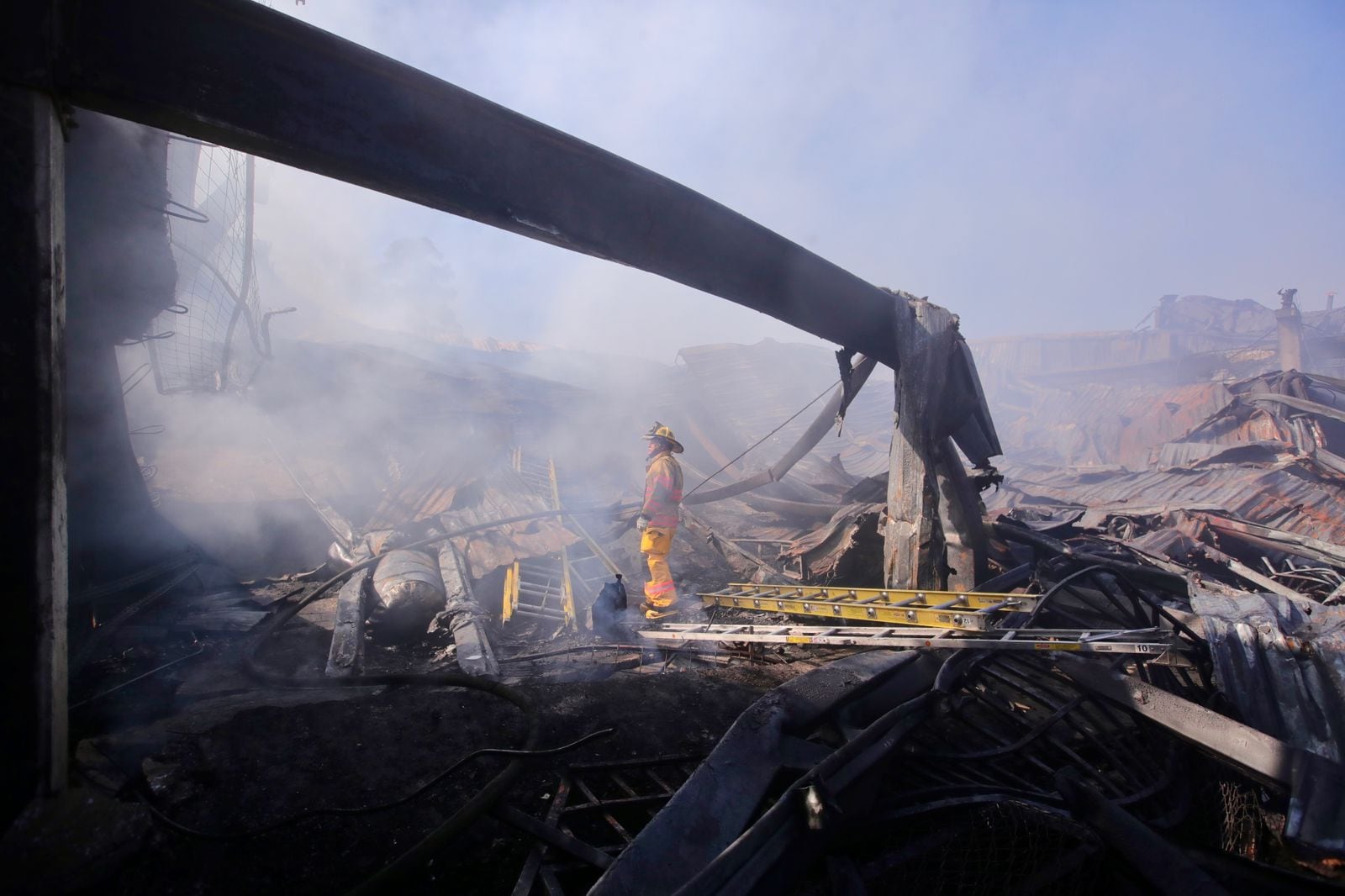 Incendio en San Pedro