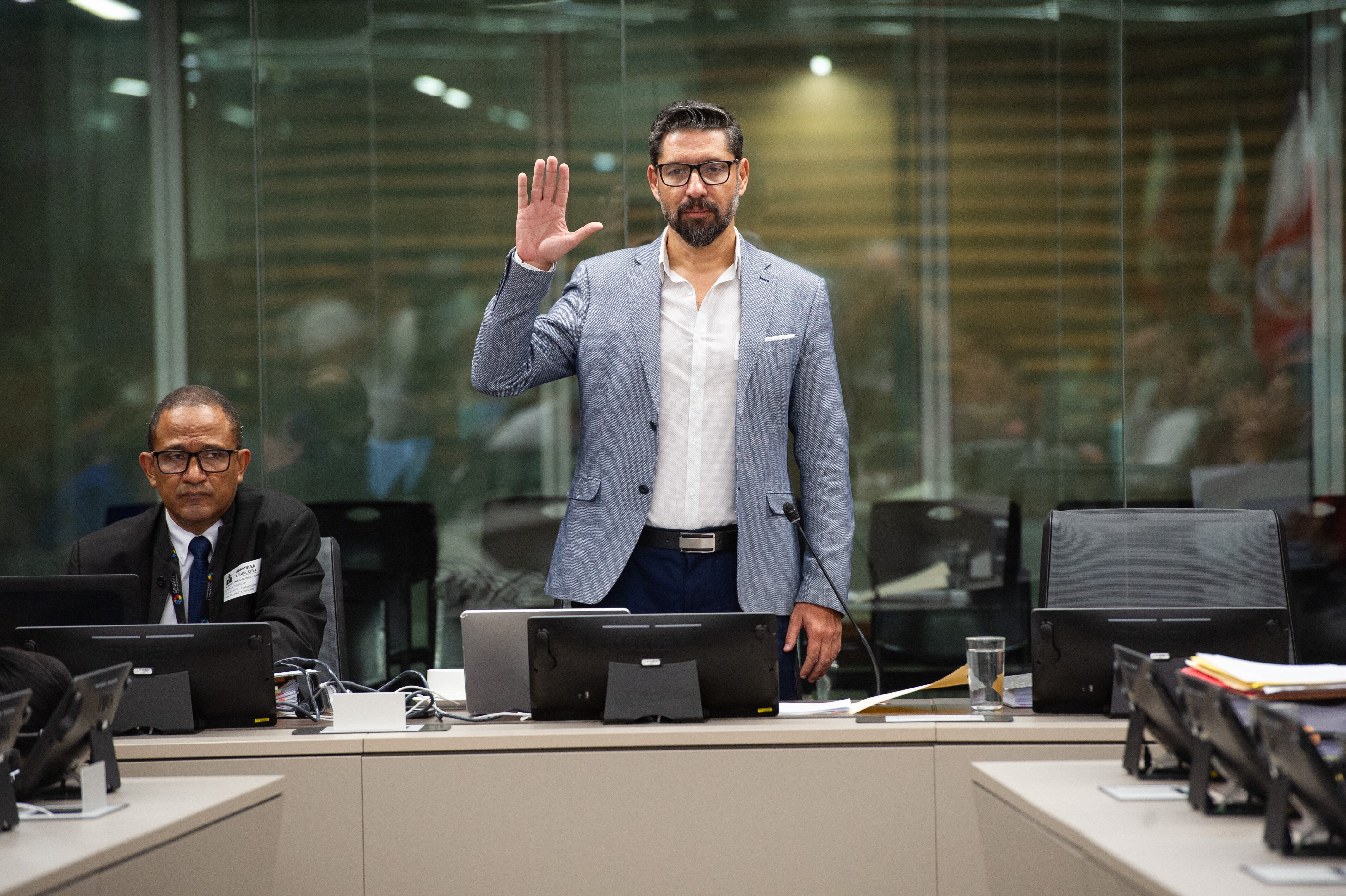 18/03/2024 Comisión SINART en la Asamblea Legislativa, Sr Fernando Sandí, Presidente