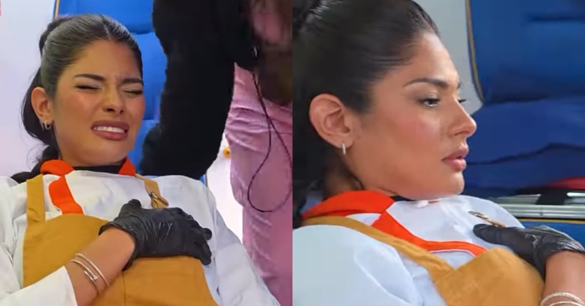 Sheynnis Palacios abandonó el set en una ambulancia tras presentar mareos y un fuerte dolor en el brazo izquierdo.