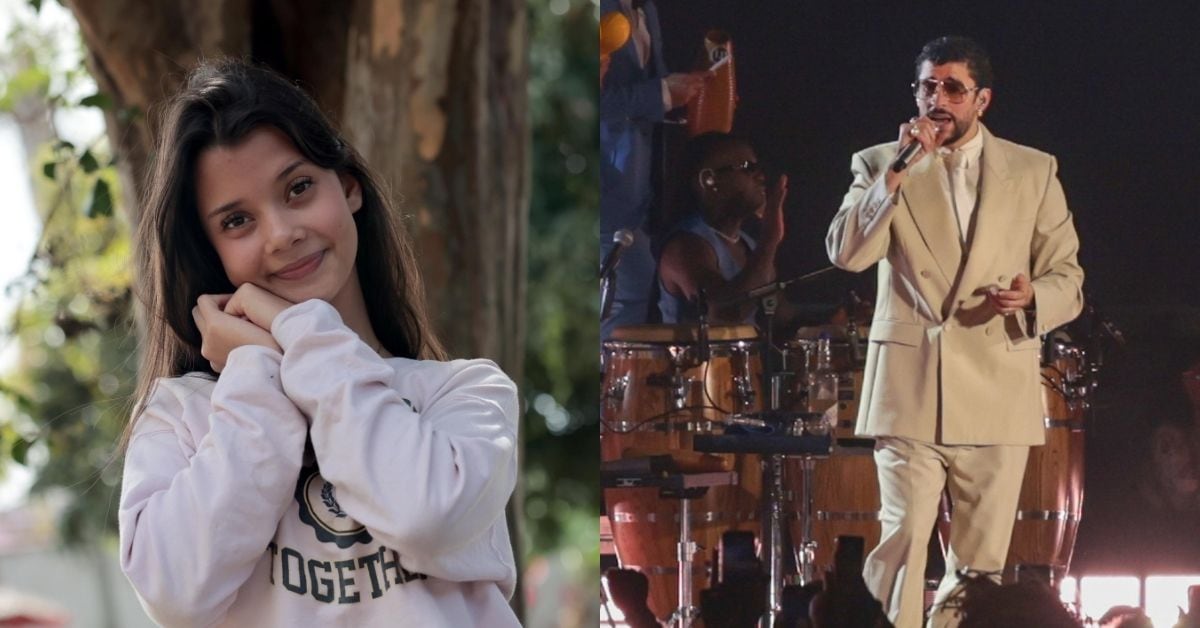 Mariángel Delgado y Bad Bunny