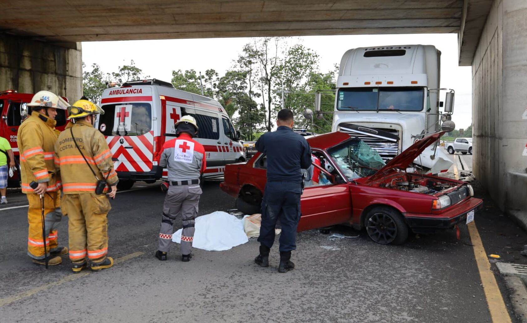 Accidente en Sarapiquí - Corresponsal Reiner Montero