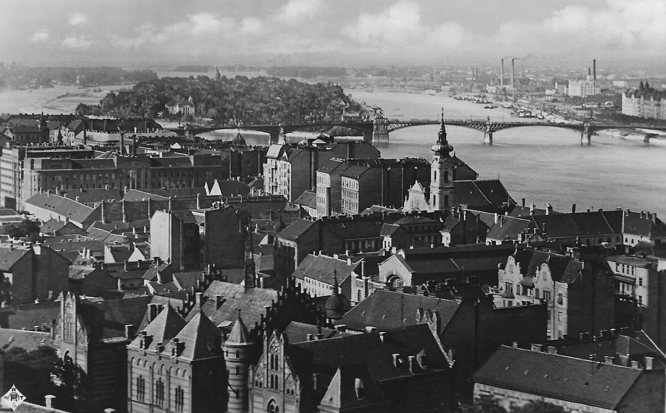 Vista de Budapest en 1930.