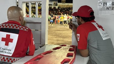 Fiestas de Zapote: Cruz Roja atiende a 70 personas en el redondel de toros