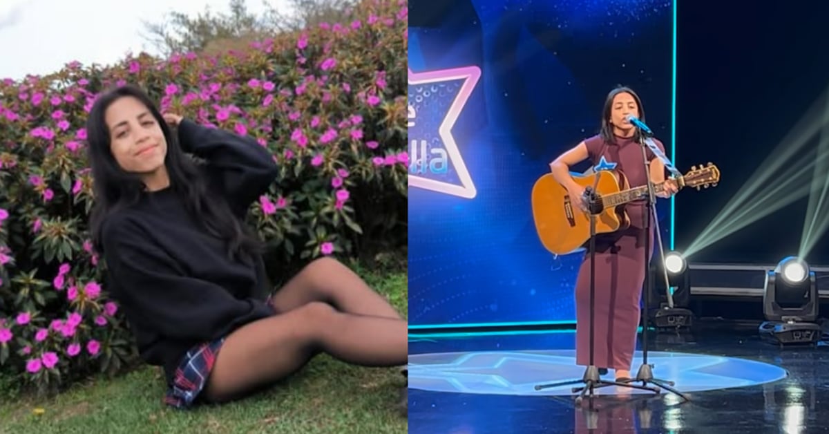 Franciny Valle, de 24 años eligió interpretar en su audición de 'Nace una Estrella' la canción Si tú me quisieras de Mon Laferte, inspirada en una experiencia personal. Foto: Cortesía Franciny Valle/Captura de pantalla
