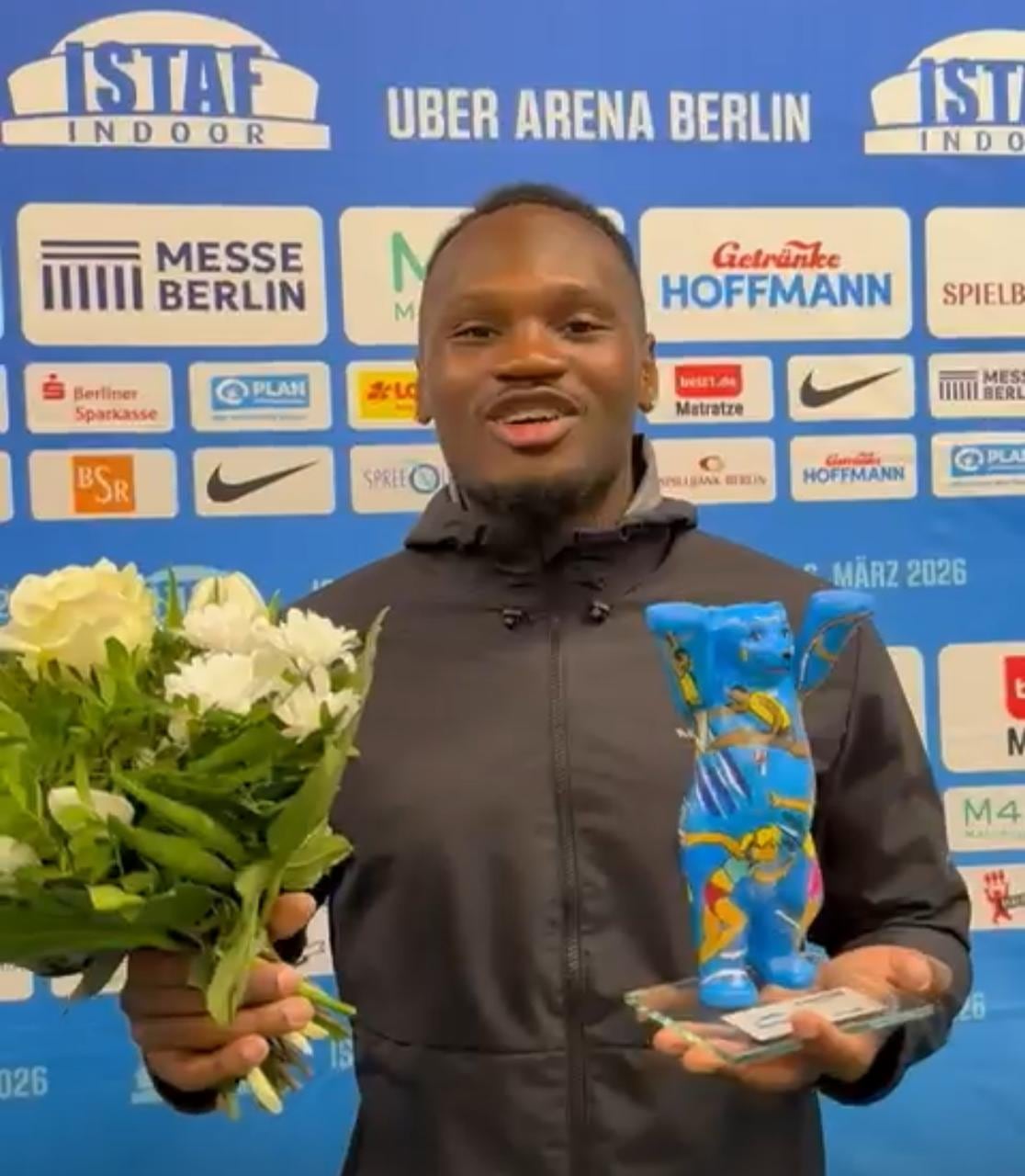 Sherman Guity
Torneo ISTAF Indoor, en Berlín, Alemania
Primer lugar
Prueba 60 metros
6 de marzo del 2026
Cortesía: Olman Mora