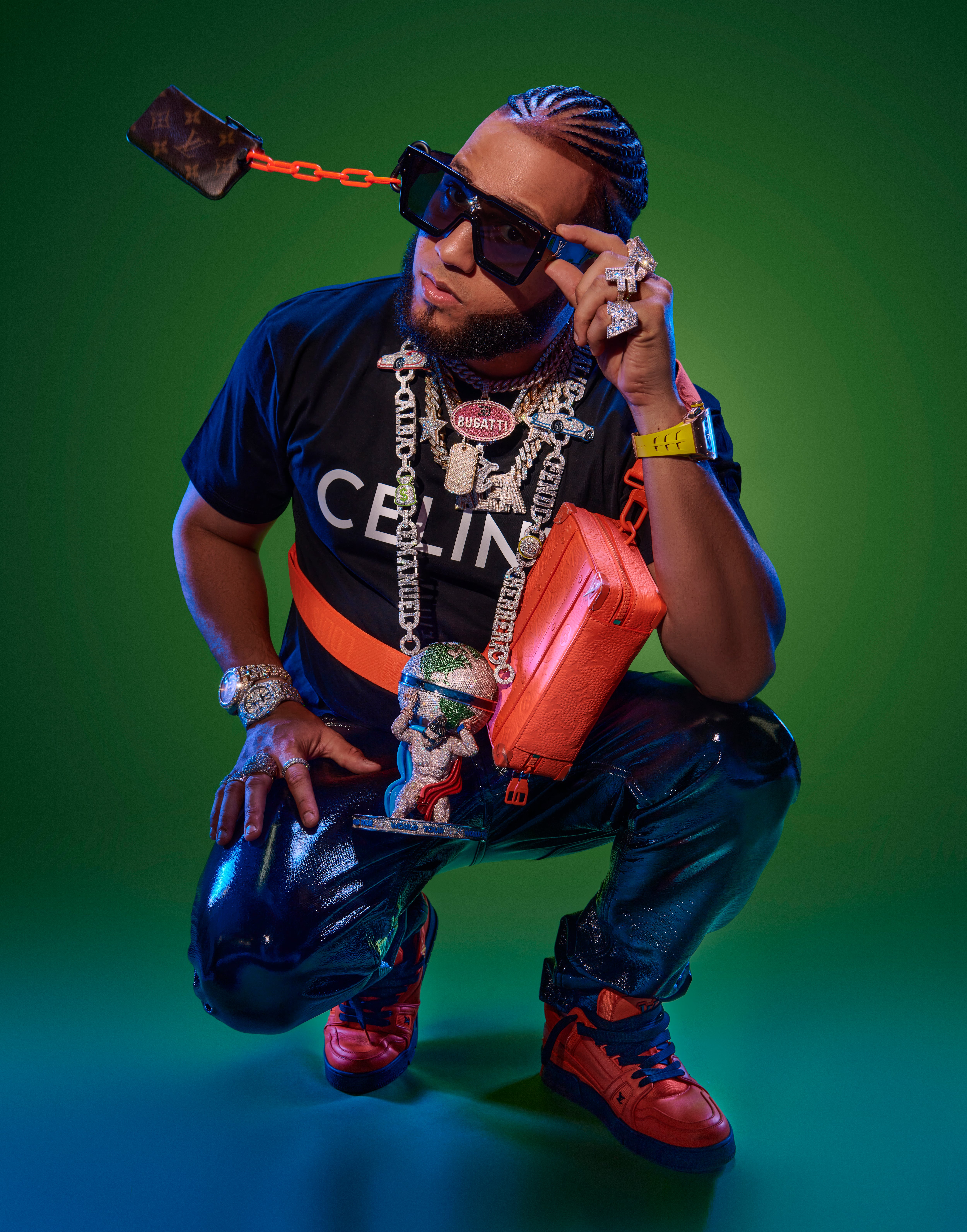 El rapero dominicano El Alfa se presentará en el Flow Fest, el 23 de setiembre. Cortesía.