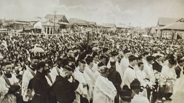 Fotos históricas de la masiva coronación de la Virgen de los Ángeles, hace 100 años, en Cartago