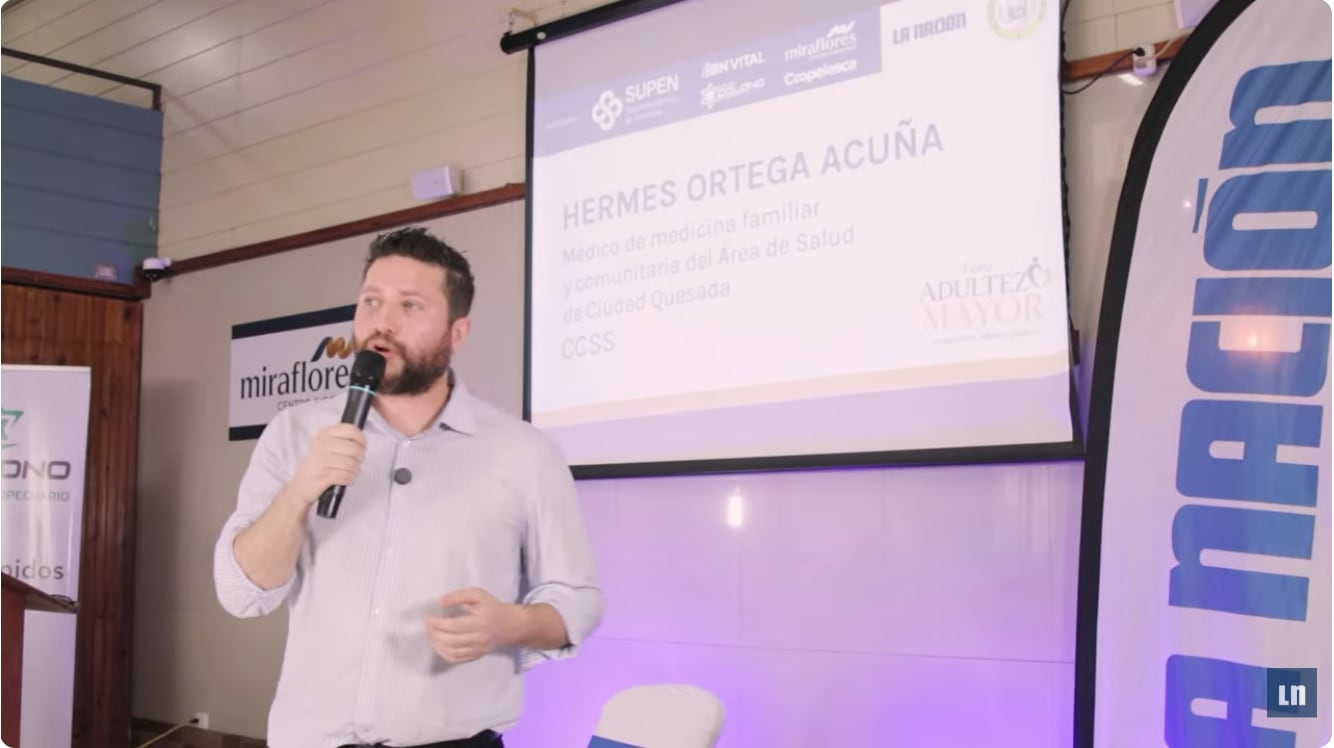 Hermes Ortega, médico especialista en medicina familiar y comunitaria, habló de la importancia de cuidar la salud antes de los 65 años.