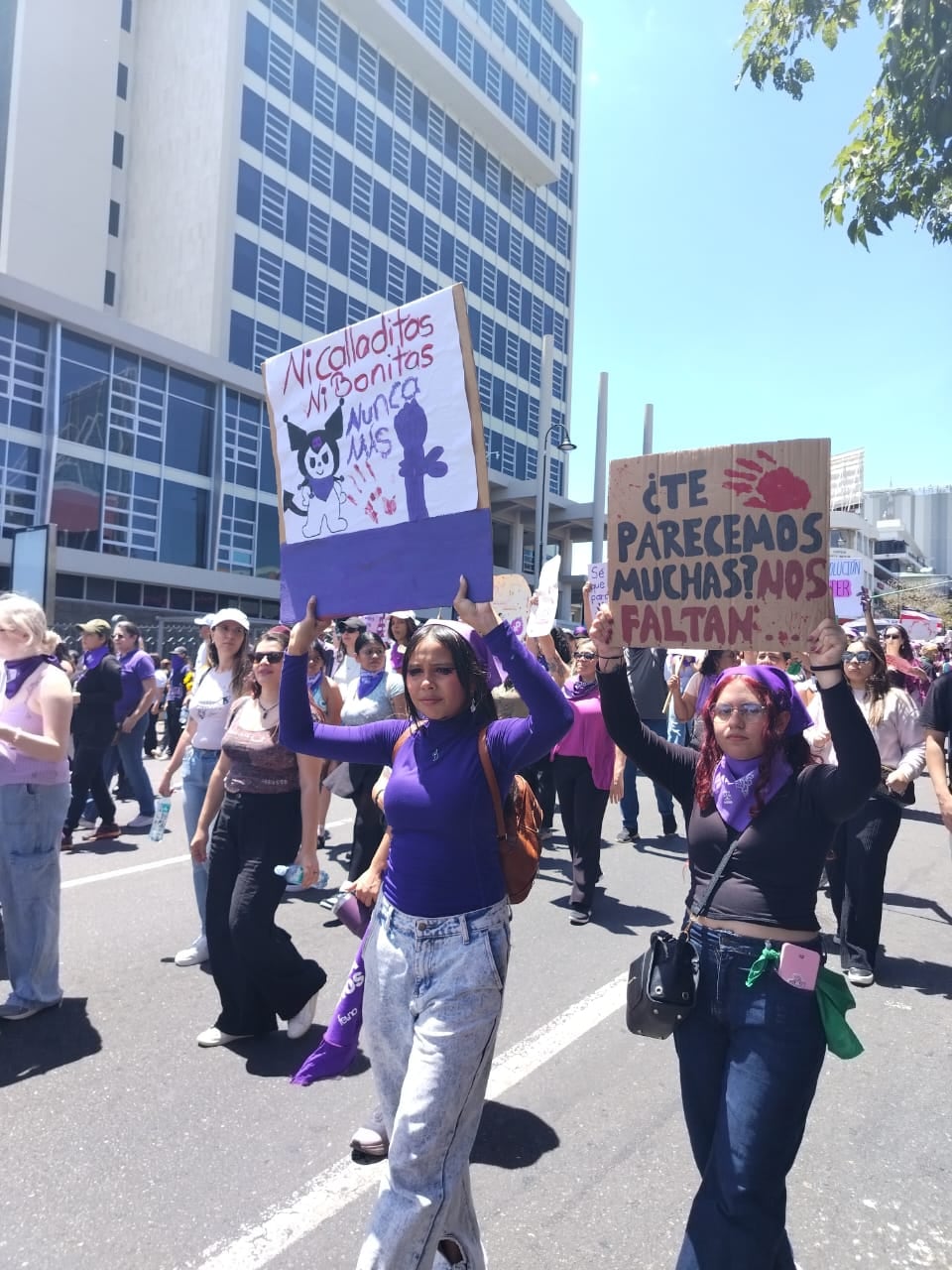 Marcha del 8 de marzo de 2026, San José Costa Rica