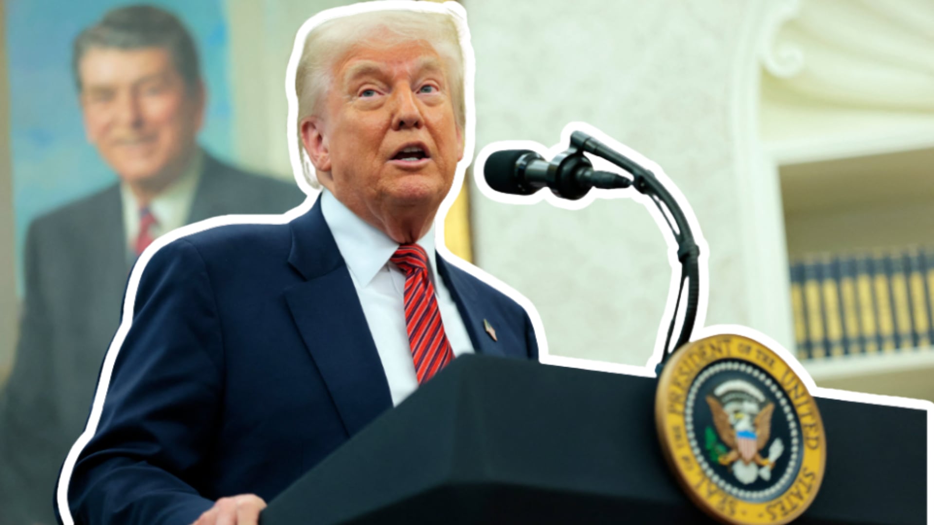 Una mancha en la mano de Donald Trump generó especulaciones sobre su salud en redes sociales.