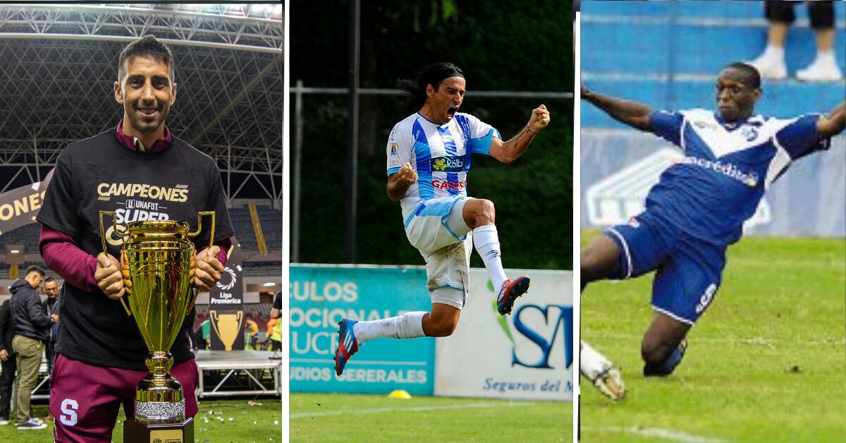 Mariano Torres, José Carlos Cancela y Jorge La Flecha Barbosa, tres extanjeros que dejaron huella en el fútbol de Costa Rica.
