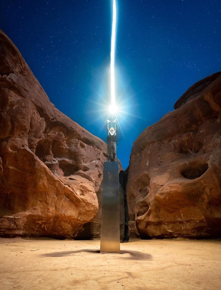 El Explicador | Monolito de Utah y Rumania: esto es todo lo que podemos saber ahora mismo | Fotos con el monolito de Utah de Ross Bernard, tomadas de Instagram