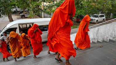 Un grupo de 22 monjes budistas fue arrestado en un aeropuerto de Sri Lanka con un cargamento de marihuana que bate récords