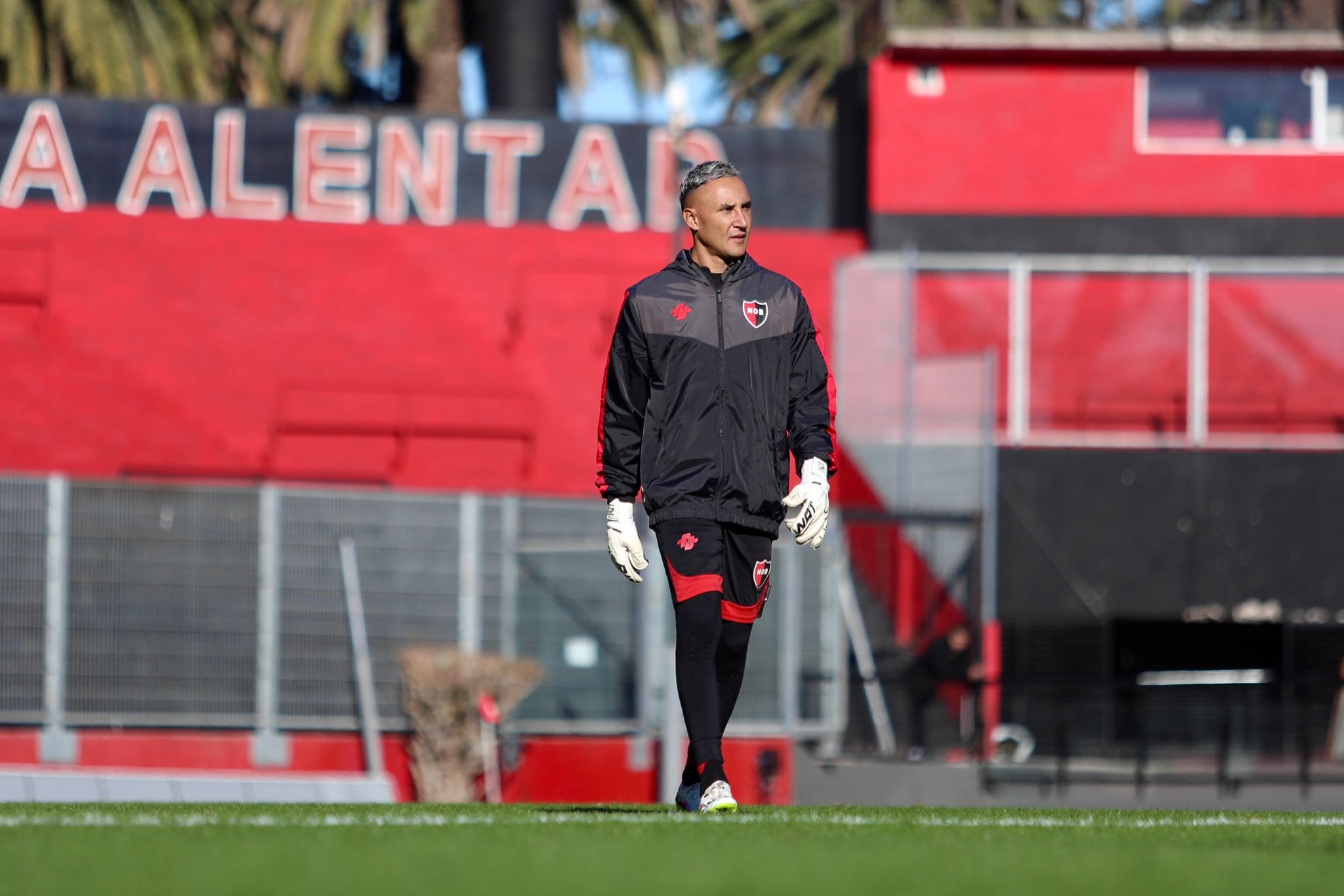 Keylor Navas entrentó este viernes con el Newells Old Boys.