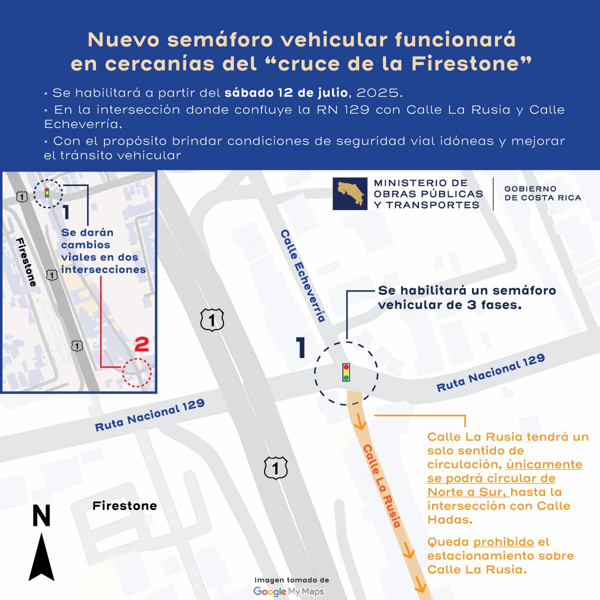 Estos serán los cambios en el Cruce de la Firestone