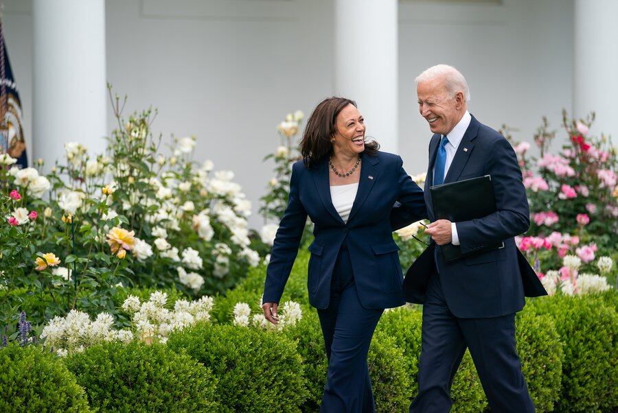 Joe Biden. Kamala Harris.
