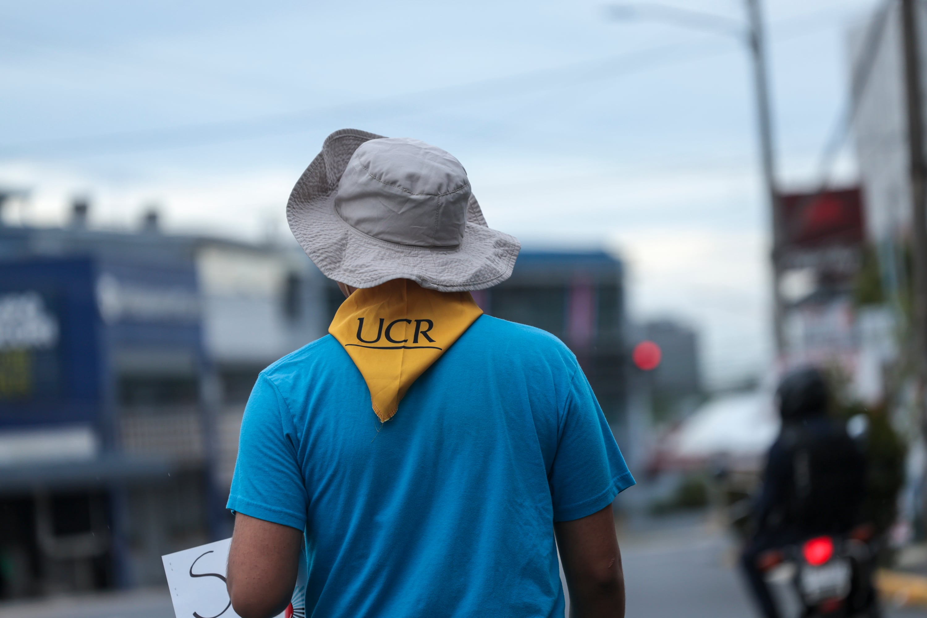 01/09/2026, San José, recorrido de la marcha en defensa de la educación publica que salio del pretil de la UCR hasta llegar a la Asamblea Legislativa.