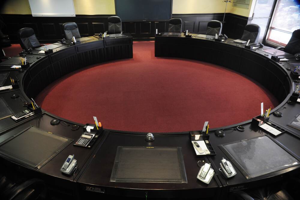 08/1/14 San José, Centro, Edificio del Banco Nacional, fotos de la sala de juntas de la directiva del Banco Nacional. Fotos: Jorge Navarro