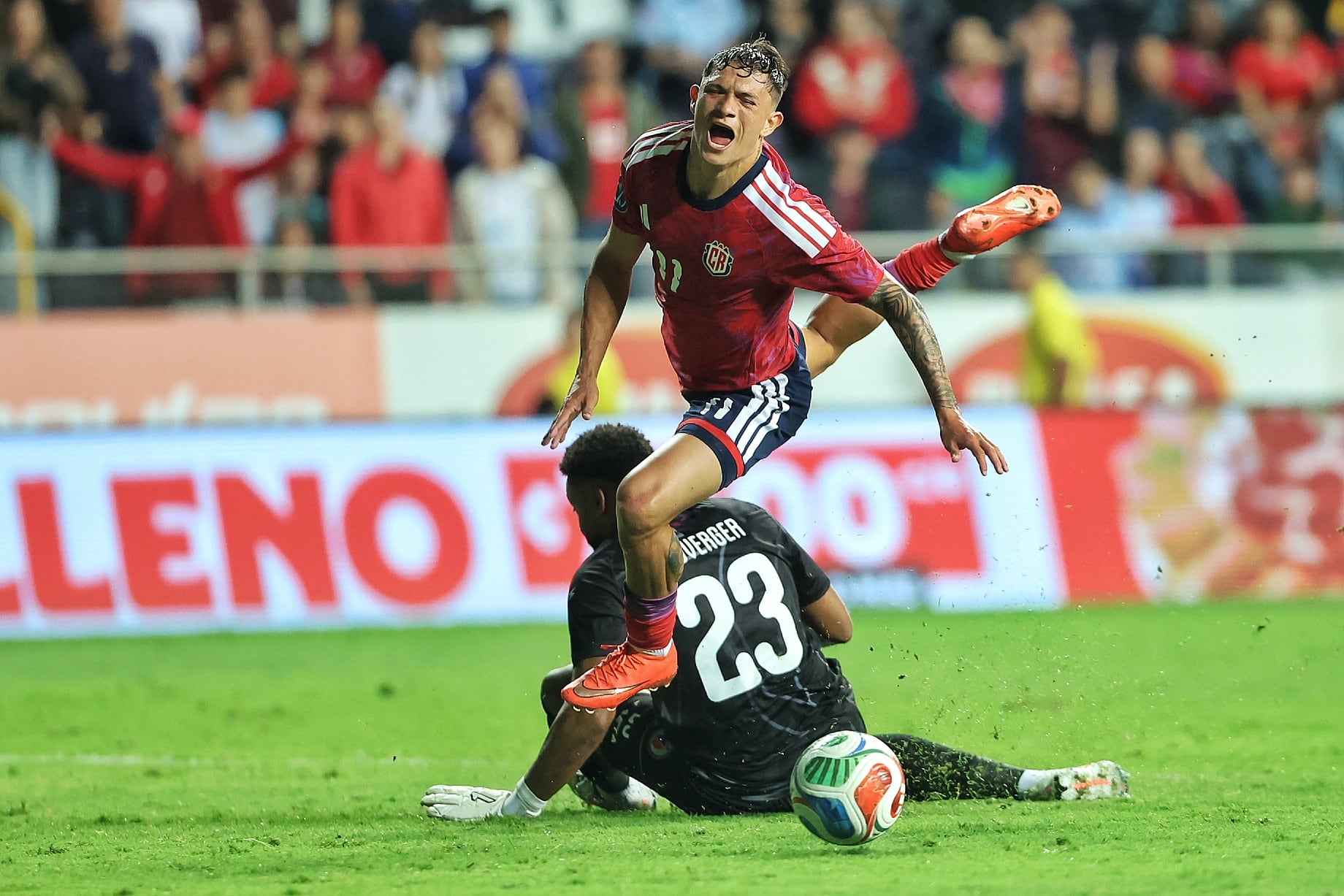 04/10/2026/ Juego de la Selección Nacional de Costa Rica ante Haití por la Liga de Naciones de CONCACAF 2026 / en el estadio Ricardo Saprissa / foto John Durán