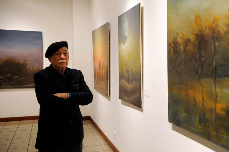 Un maestro. | EN EL 2012, RICARDO CHINO MORALES PRESENTÓ EL FINAL DE UNA AVENTURA , UNA COLECCIÓN CON MOTIVO DE SUS 50 AÑOS DE CARRERA ARTÍSTICA. ABELARDO FONSECA.