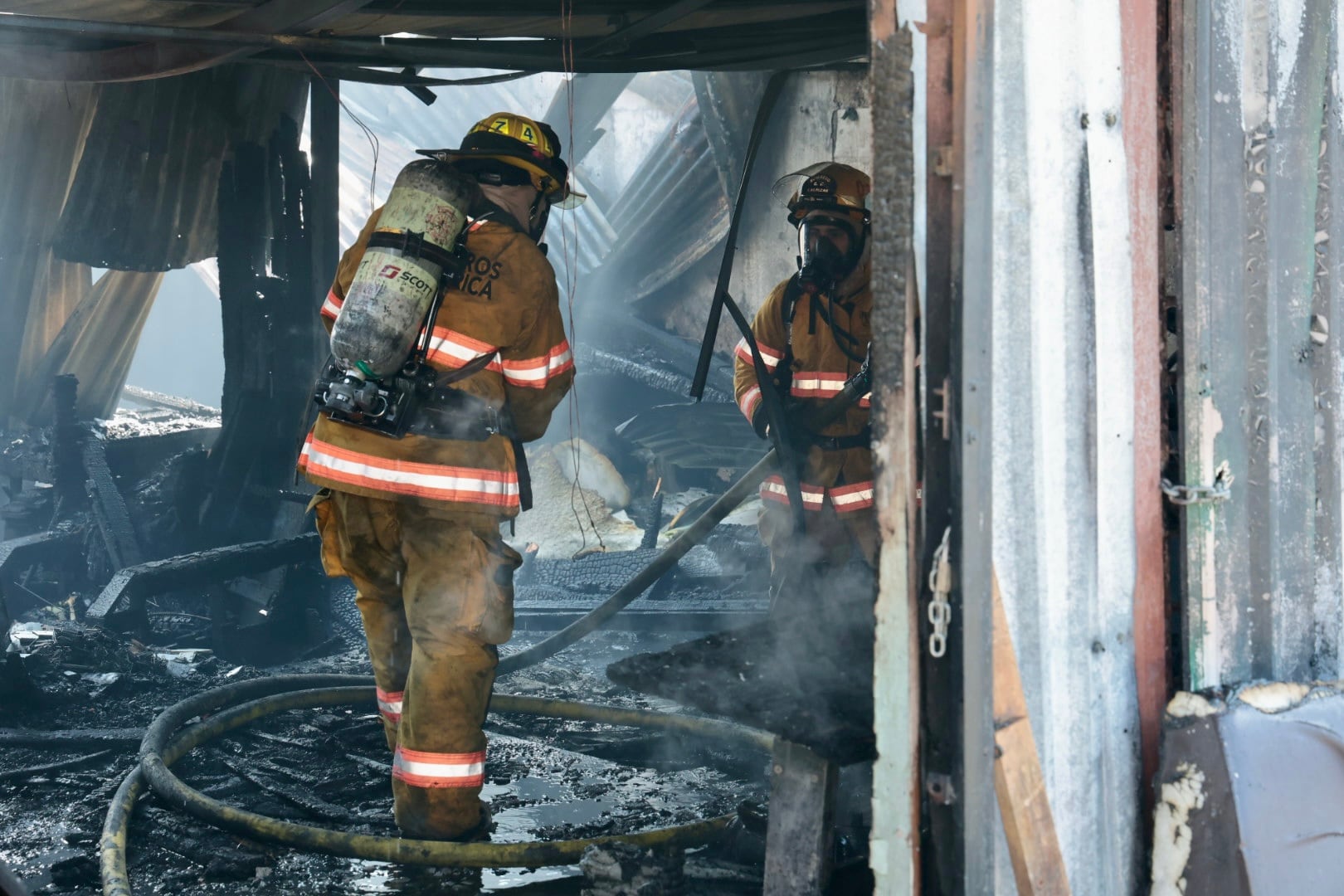 Incendio en Quesada Durán