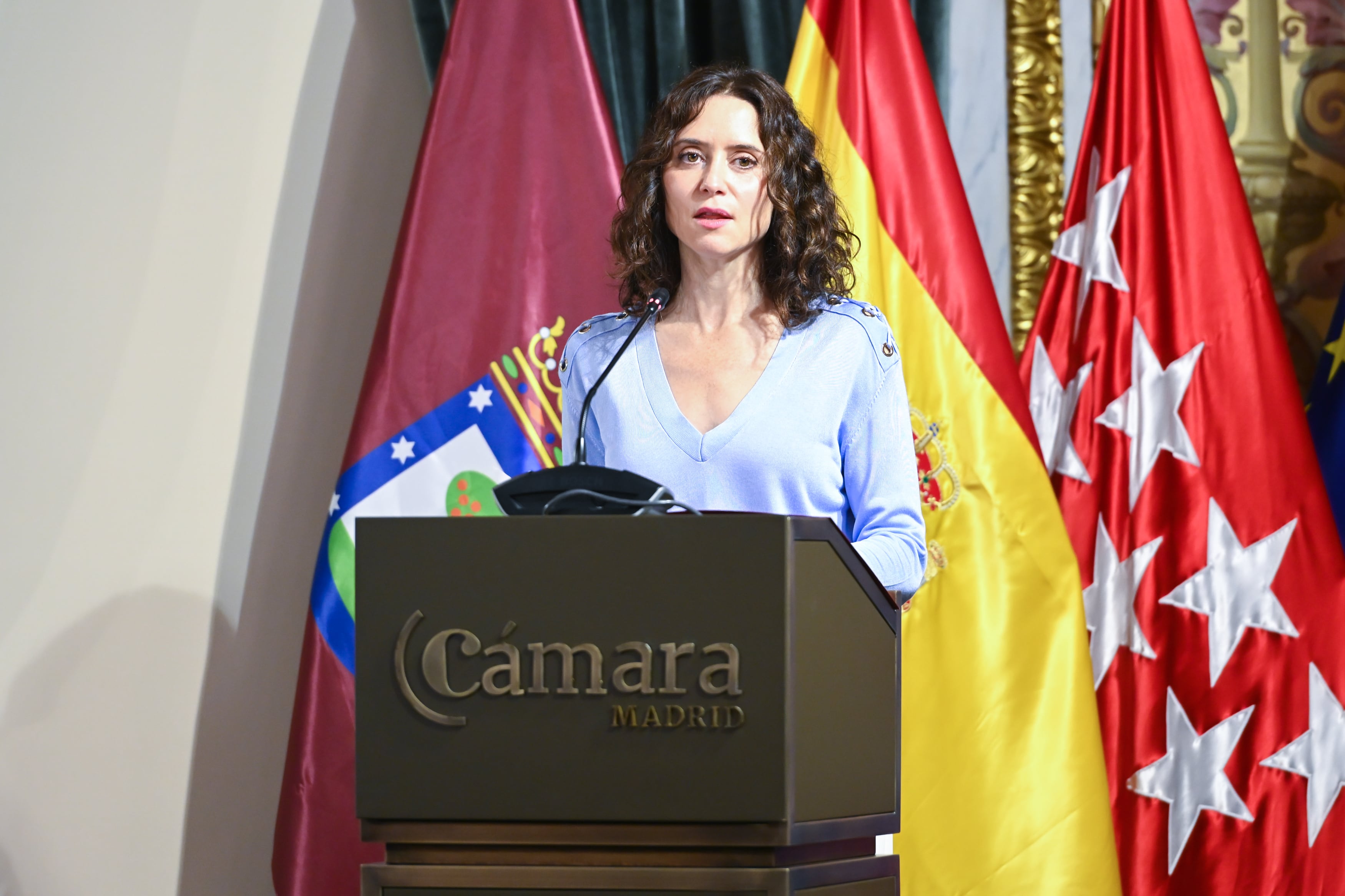 La presidenta de la Comunidad de Madrid, Isabel Díaz Ayuso.
