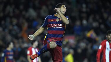 Barcelona golea 6-0 al Athletic con triplete de Luis Suárez