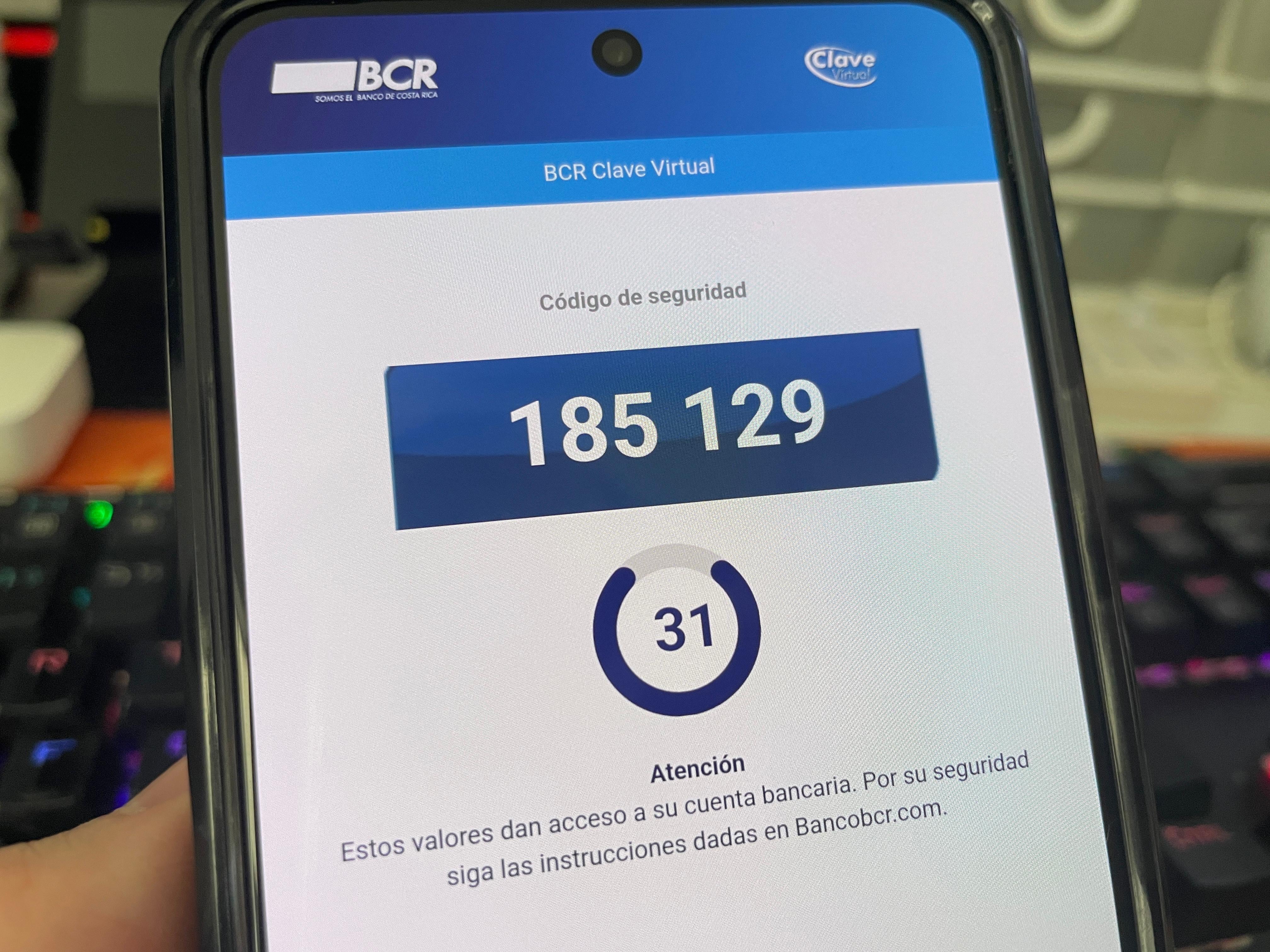 El BCR exige activar la Clave Virtual para realizar cualquier operación digital, reemplazando otros métodos de seguridad.