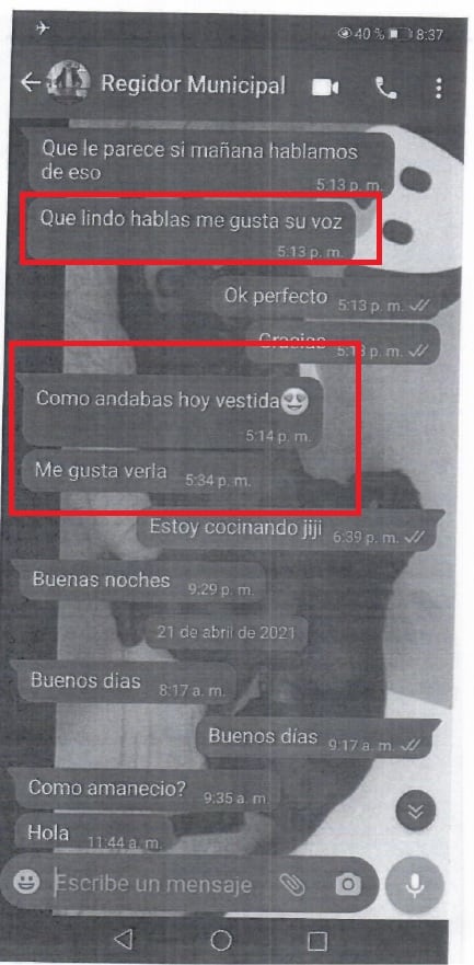 Mario Alvarado, regidor de Nueva República