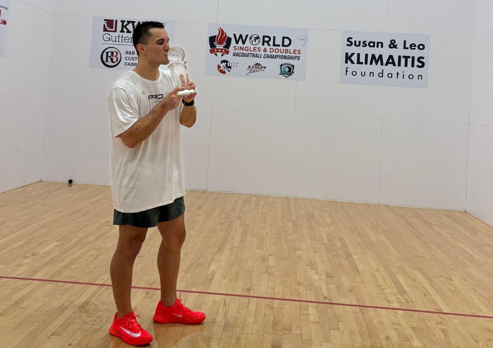 Andrés Acuña
Raquetbol
Campeón Mundial Abierto
Denver, Estados Unidos
10 de setiembre del 2025
Cortesía: Andrés Acuña