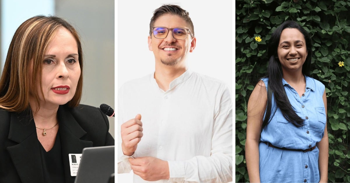 Yara Jiménez, Salvador Padilla, y Joselyn Sáenz