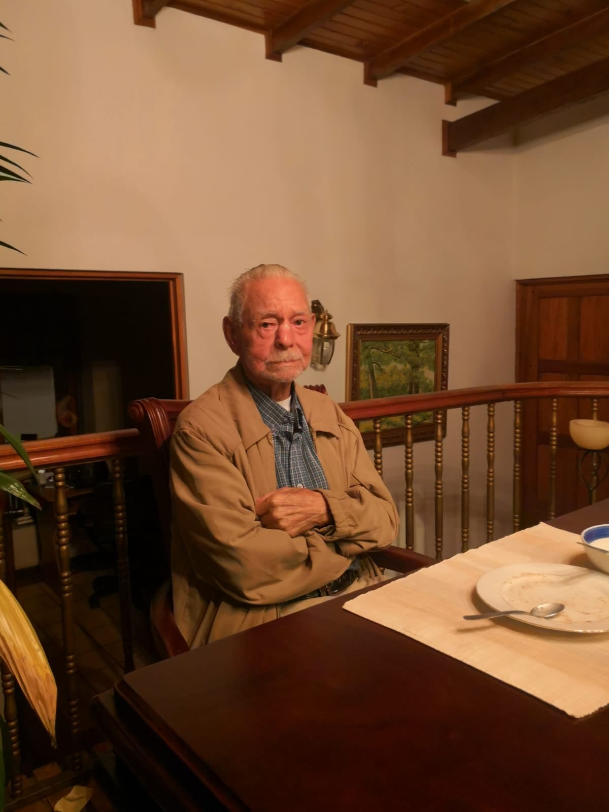 Don Óscar Alpízar Arley fue combatiente de la Guerra Civil de 1948. Falleció el martes 18 de agosto a los 95 años.
