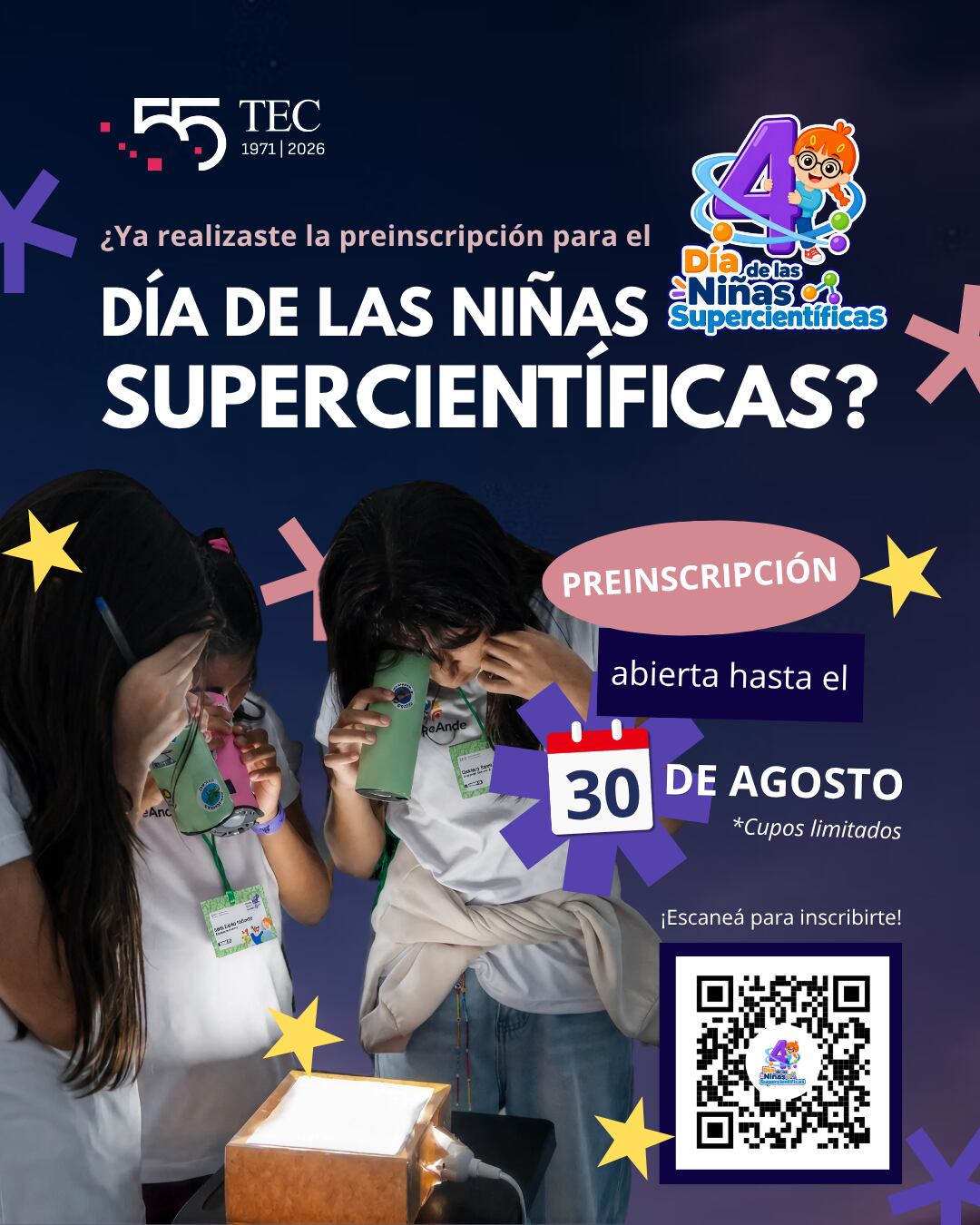 Día de las Niñas Supercientíficas en el TEC